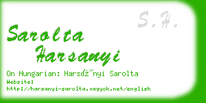 sarolta harsanyi business card